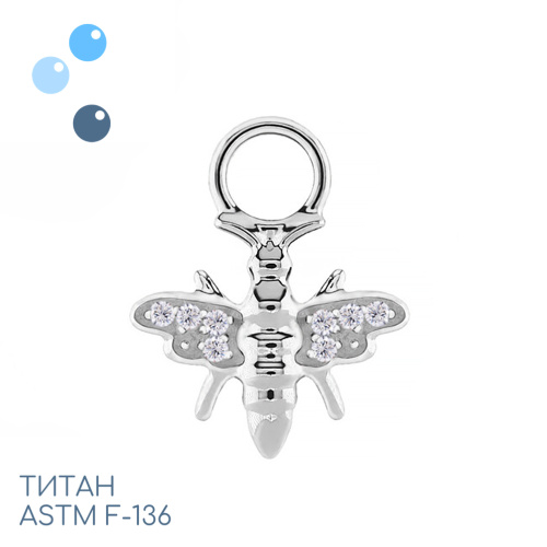 Подвеска из титана Bug